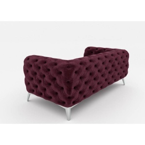 CANAPEA 2 LOCURI, CHESTERFIELD, DIN STOFA DE CALITATE, 185CM, CULOARE PERSONALIZATA