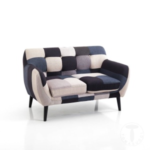 CANAPEA 2 LOCURI, ELEGANTA ,GIALOS , COD 3365, STIL MODERN, REALIZATA DIN LEMN SI STOFA