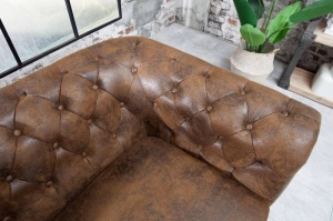 CANAPEA 3 LOCURI 205CM, CHESTERFIELD COD 17382, DE CALITATE SUPERIOARA - Img 3