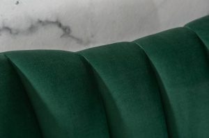 CANAPEA DEOSEBITA 220CM, CATIFEA VERDE, DESIGN RETRO, ARTIM GROUP SELECTION - Img 3