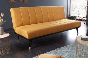 CANAPEA EXTENSIBILA, PETIT BEAUTE 180CM, COD 40835, CULOARE GALBEN/MUSTAR, DESIGN MODERN