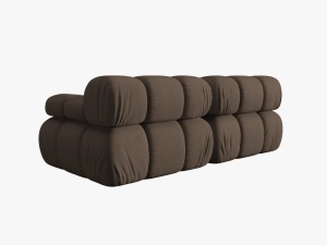 CANAPEA MODULARA BELLIS, 2 LOCURI, 188 CM, MARO 40, TAPITERIE DIN CATIFEA 3D, DESIGN DEOSEBIT - Img 3