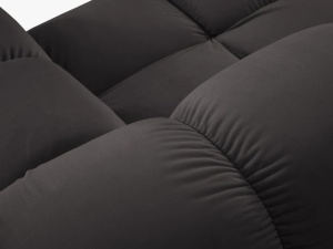 CANAPEA MODULARA BELLIS, 3 LOCURI, 282 CM, GRI INCHIS 97, TAPITERIE DIN CATIFEA, DESIGN DEOSEBIT - Img 6
