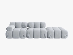 CANAPEA MODULARA BELLIS, DREAPTA, 3 LOCURI, 282 CM, DIVERSE CULORI SI MATERIALE, DESIGN DEOSEBIT - Img 17