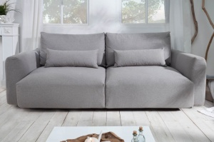 CANAPEA PENTRU 3 PERSOANE INVICTA HAMPTONS 40035, GRI, DIN LEMN SI POLIESTER, STIL MODERN, TH - Img 2