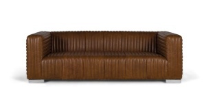 CANAPEA PIELE, DEOSEBITA 3 LOCURI, COD 10002, DIN PIELE NATURALA, ARTIM GROUP SELECTION