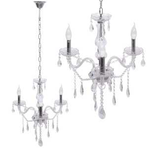 Candelabru cu lampă de cristal 300752