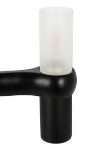 CANDELABRU CU LED-URI ATOMIC, NEGRU, DIN METAL, STIL MODERN, B2 - Img 5