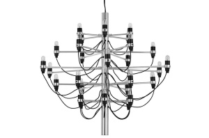 CANDELABRU GINO 85 NIKEL, DIN METAL SI OTEL CARBON, STIL MODERN, B2