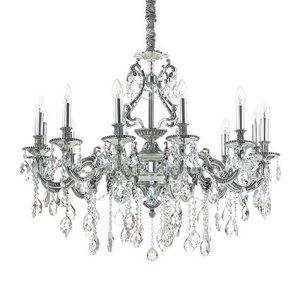 CANDELABRU GIOCONDA SP12 ARGINTIU STIL CLASIC IDEAL LUX