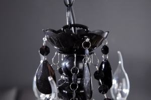 CANDELABRU KARAT S NEGRU 7228, CU 5 BRATE, DESIGN CLASIC - Img 6