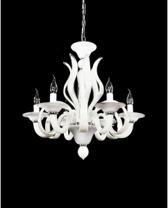 CANDELABRU MODERN MONTANER W6 ALB DESIGN DEOSEBIT - Img 4