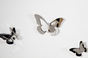 CEAS DECORATIV DE PERETE BUTTERFLIES 20792 STIL MODERN - Img 4