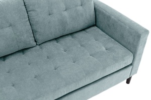 COLTAR 3 LOCURI, STOCKHOLM 220CM, STANGA/DREAPTA, MATERIAL CATIFEA BLUE, ARTIM GROUP SELECTION - Img 3