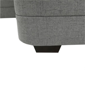 COLTAR BITER U, TIP U, MODEL DREAPTA, GRI, DIN TEXTIL/STOFA, EXTENSIBIL, SPATIU DEPOZITARE, STIL MODERN, TK - Img 8