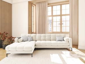 COLTAR CONFORTABIL 293CM, TAPITERIE DIN CATIFEA, BEIGE BLU 22, STANGA, STIL MODERN, ARTIM GROUP SELECTION - Img 7