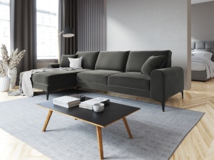 COLTAR ELEGANT STANGA 254CM, MADARA 5 LOCURI, DIVERSE CULORI, MATERIAL CATIFEA, ARTIM GROUP COLLECTION - Img 17