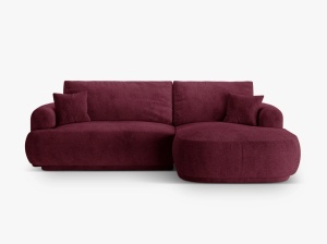 COLTAR EXTENSIBIL ELLA, DREAPTA, CU SPATIU DE DEPOZITARE, 5 LOCURI, 271 CM, DIVERSE CULORI SI MATERIALE, DESIGN DEOSEBIT - Img 12