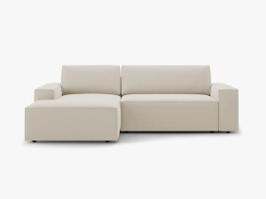 COLTAR EXTENSIBIL JODIE, STANGA, 3 LOCURI, 246 CM, DIVERSE CULORI SI MATERIALE, DESIGN DEOSEBIT - Img 4