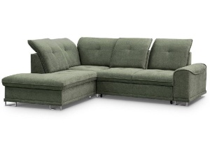 COLTAR EXTENSIBIL STANGA, BOSS 272CM, DIN TEXTIL FOARTE FIN DE CULOARE VERDE, CONFORT SPORIT