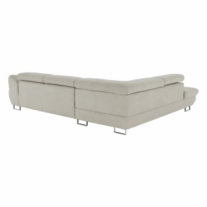 COLTAR FABIA, MODEL STANGA, GREJ TAUPE, DIN TEXTIL/TESATURA, EXTENSIBIL, STIL MODERN, TK - Img 5