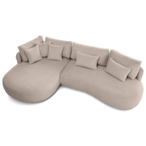 COLTAR JACOB MINI, MATERIAL TEXTIL BOUCLE, CULOARE BEJ, ARTIM GROUP COLLECTION