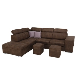 COLTAR LANZA, MODEL STANGA, MARO/VIOLET DESCHIS, DIN TESATURA, EXTENSIBIL, LOC DEPOZITARE, STIL MODERN, TK - Img 1