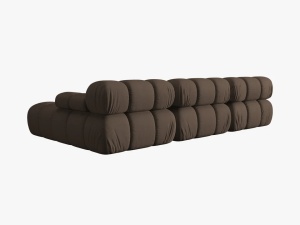 COLTAR MODULAR BELLIS, DREAPTA, 3 LOCURI, 285 CM, MARO 40, TAPITERIE DIN CATIFEA 3D, DESIGN DEOSEBIT - Img 6
