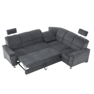 COLTAR SANTIAGO, MODEL DREAPTA, GRI, DIN TEXTIL, EXTENSIBIL, STIL MODERN, TK - Img 8