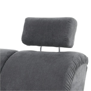 COLTAR SANTIAGO, MODEL STANGA, GRI, DIN TEXTIL, EXTENSIBIL, STIL MODERN, TK - Img 6