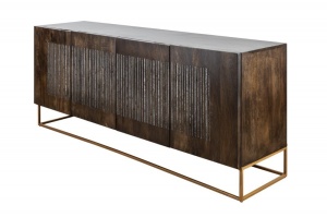 COMODA 177CM, ONYX, DIN LEMN MASIV DE MANGO, STIL VINTAGE INDUSTRIAL, ARTIM GROUP SELECTION - Img 6