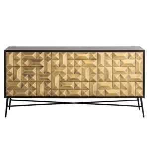 COMODA ELEGANTA, TETRO, AURIU, METAL, LEMN MANGO/MDF, RICHMOND INTERIORS - Img 4