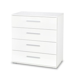 COMODA LIMA KM-3, ALBA, DIN PAL MELAMINAT, STIL MODERN - Img 1