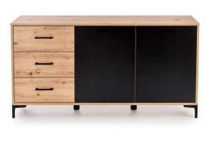 COMODA RAVEN KM-1, STEJAR ARTIZAN/NEGRU, HALMAR - Img 2