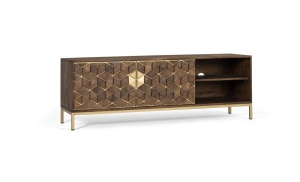 COMODA TV 145CM, LEMN DE MANGO SI METAL, GINER Y COLOMER