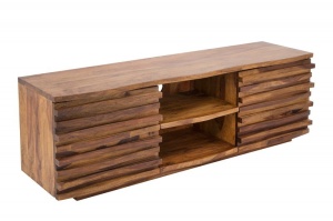 COMODA TV 150CM, BOARD, COD 38411, DIN LEN MASIV DE TRANDAFIR, DESIGN RUSTIC - Img 5