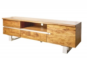 COMODA TV 160CM, MAMMUT, DIN LEMN MASIV DE SALCAM, DESIGN VINTAGE, ARTIM GROUP SELECTION - Img 8