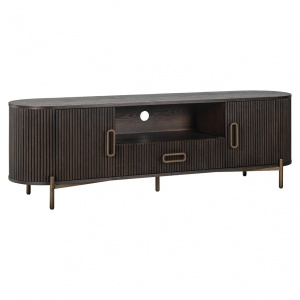 COMODA TV LUXOR, 182 CM, MARO, 7753, DIN LEMN DE STEJAR SI METAL, RICHMOND INTERIORS