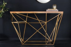 CONSOLA, DIAMOND, 120CM, BLAT DIN LEMN DE MANGO SI METAL, ARTIM GROUP SELECTION - Img 6