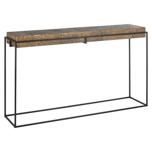 CONSOLA DOVER, 825204, CONFECTIONATA DIN MDF, METAL SI FIER, STIL MODERN