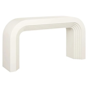 CONSOLA RAINBOW WHITE, 7648, CONFECTIONATA DIN MDF SI TENCUIALA USOARA, STIL MODERN