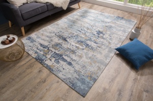 COVOR ABSTRACT 240X160CM, ALBASTRU, DESIGN MODERN