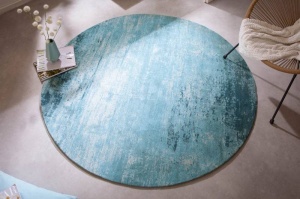 COVOR DEOSEBIT ROTUND, MODERN ART 150CM, COD 41263, TURCOAZ/BEJ - Img 2