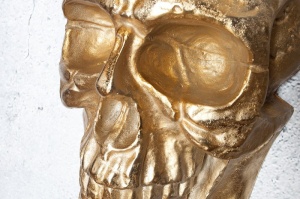 DECORATIUNE DE PERETE SKULL 38385 AURIU STIL MODERN - Img 3