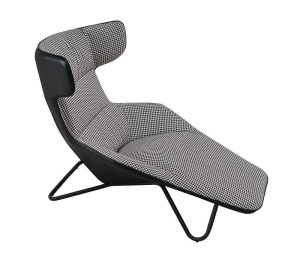 DIVAN CONFECTIONAT DIN PIELE ECOLOGICA SI METAL, VITA, STIL MODERN - Img 3