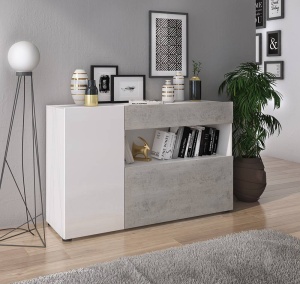 DULAP 2 USI 130CM, JOHNNY, COD 3787, STIL MODERN, REALIZATA DIN PANOURI ECO DIN LEMN - Img 6