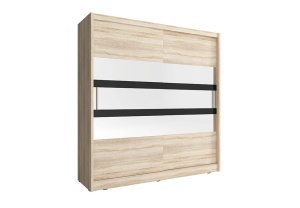 DULAP DORMITOR MAJA V 180 STEJAR SONOMA DESIGN MODERN PSK
