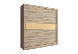 DULAP DORMITOR WIKI V 200 STEJAR SONOMA DESIGN MODERN PSK