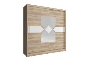 DULAP DORMITOR WIKI VII 200 STEJAR SONOMA DESIGN MODERN PSK
