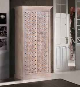 DULAP LIVING CU 2 USI, 183CM, LEMN DE MANGO, REALIZAT MANUAL, ARTIM GROUP SELECTION